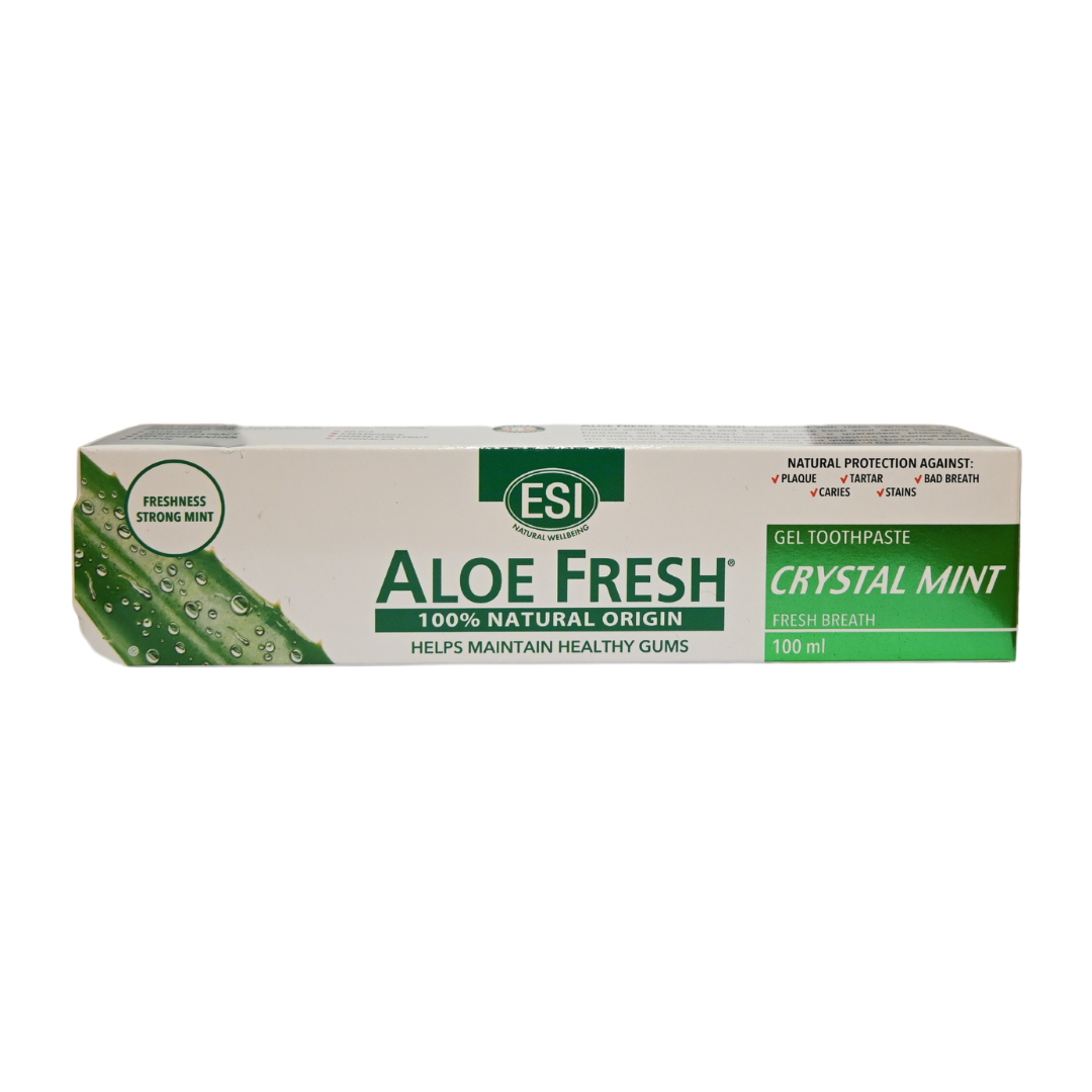 aloe fresh crystal mint toothpaste – 100 ml aloe fresh crystal mint toothpaste – 100 ml