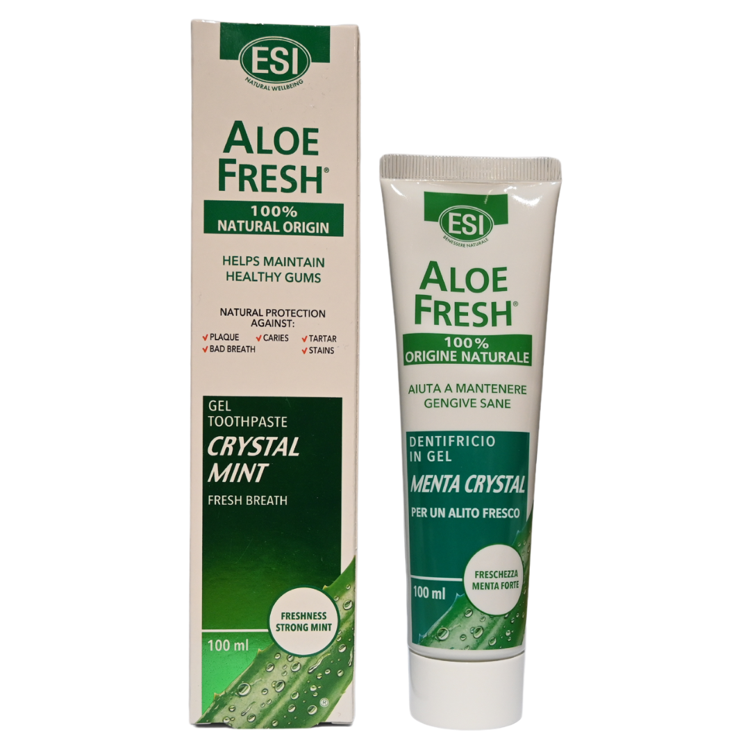 aloe fresh crystal mint toothpaste – 100 ml aloe fresh crystal mint toothpaste – 100 ml