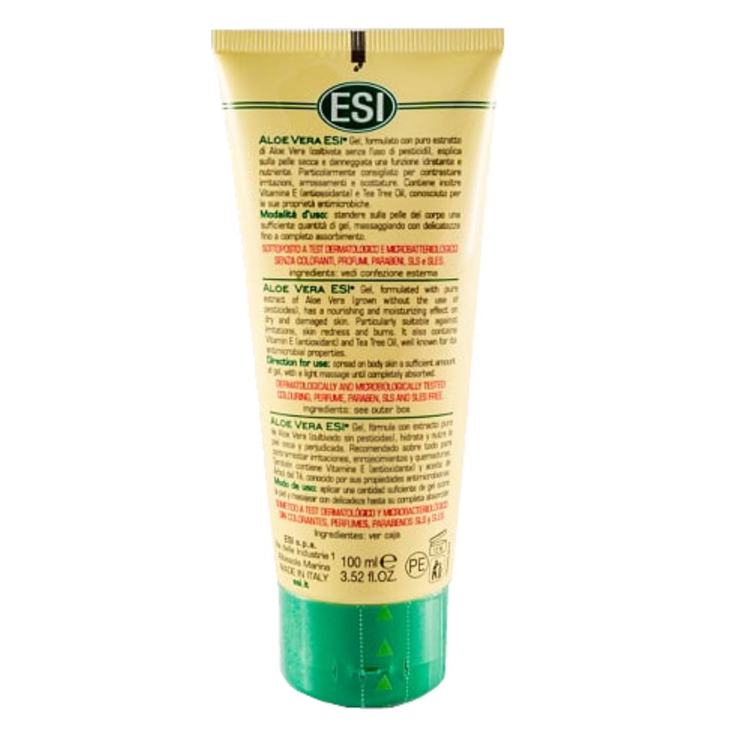esi aloe vera gel with vitamin e and tea tree oil – 100 ml esi aloe vera gel with vitamin e and tea tree oil – 100 ml